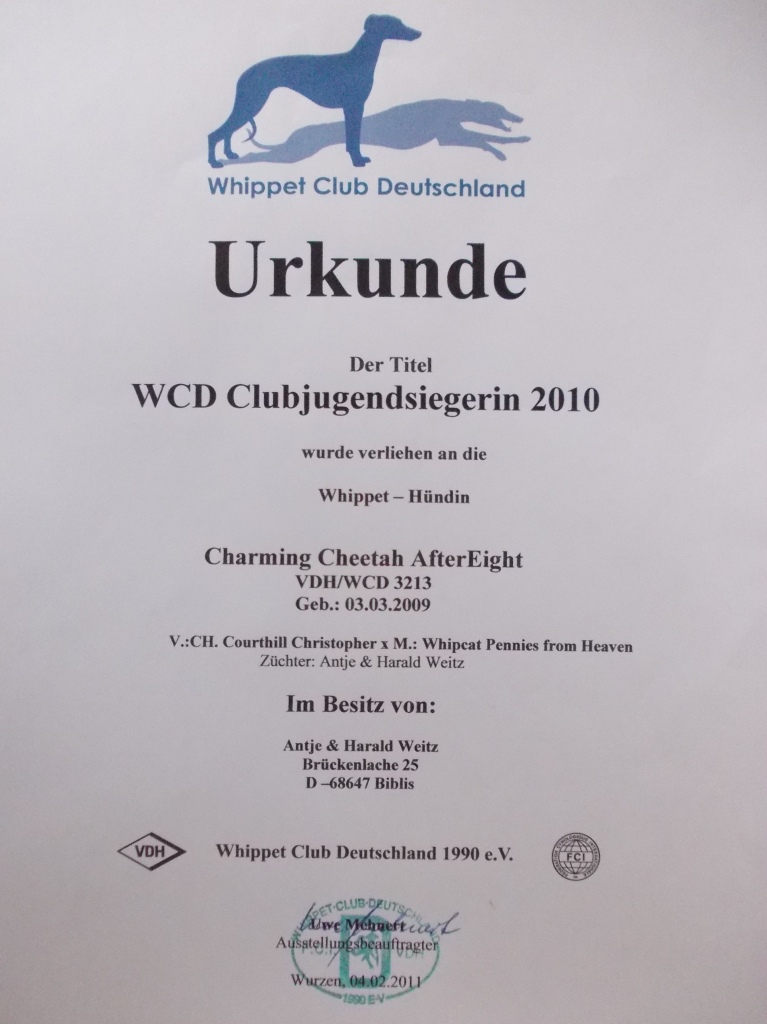 WCD Club-Jugend-Sieger 2010